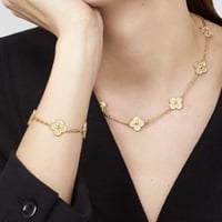 سوارة فنتج الامبرا الخمس وردات ذهب كامل