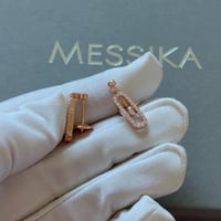 حلق موڤ بألماس وبجميع ألوان الذهب