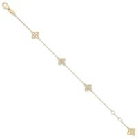 سوارة برنسس فلاور الثلاث وردات بألماس وخيارات لون...