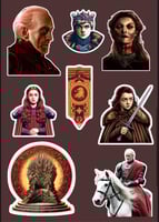 ستيكرات قيم اوف ثرونز