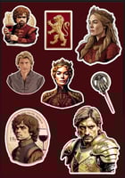 ستيكرات قيم اوف ثرونز