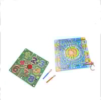 لعبة متاهة مغناطيس مربعة للأطفال - لتنمية التركيز