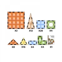 مكعبات المغناطيس الكرستالية 78 قطعة