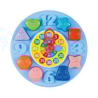 ساعة الأشكال والأرقام التعليمية - منتيسوري