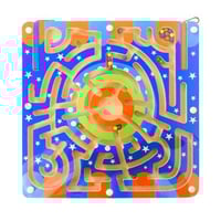 لعبة متاهة مغناطيس مربعة للأطفال - لتنمية التركيز