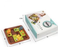 لعبة لغز الديناصورات للطفل - لتنمية التفكير المنطق...