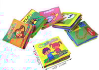 مجموعة كتب قماش تعليمية للأطفال - 6 قطع