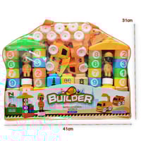 شنطة مكعبات مع سيارة – 93 قطعة