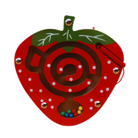 لعبة المتاهة المغناطيسية للأطفال – لوحة ألغاز خشبي...