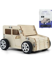 سيارة خشبية تركيب STEM