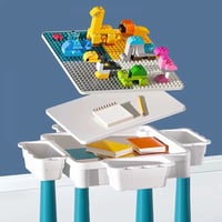 طاولة مكعبات ليجو متعددة الاستخدام - 300 قطعة