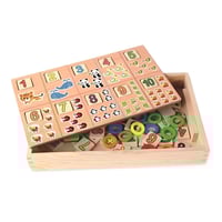 السبورة التعليمية للأرقام مع حلقات