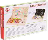 لعبة صندوق تعليمي رياضيات خشبي للتعلم والمرح