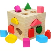 صندوق التطابق الخشبي - منتسوري