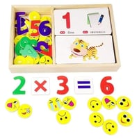 صندوق بطاقات ورموز لتعليم العمليات الحسابية للأطفا...