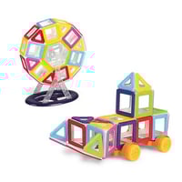 لعبة مكعبات بناء مغناطيسية - 68 قطعة لتنمية الإبدا...