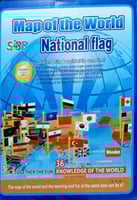 نموذج خريطة العالم للأطفال خشبية