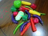 مجسمات خضروات تعليمية