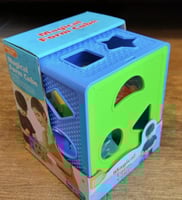 مكعب مطابقة الأشكال الهندسية تعليمي للأطفال