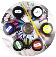 مجموعة الوان قماش 180جم وفرشاة