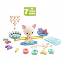 ميزان الأرقام – شكل قطة