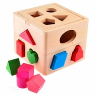 صندوق التطابق الخشبي - منتسوري