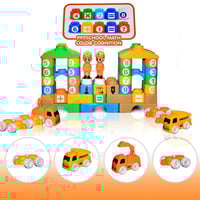 شنطة مكعبات مع سيارة – 93 قطعة