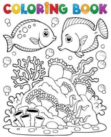 رول تلوين عالم البحار