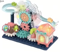 لعبة ملاهي التروس مع الكوخ