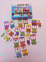 لعبة بازل قطار الحروف العربية للأطفال 58 قطعة - لت...