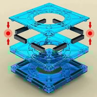 المكعبات المغناطيسية السحرية Magnetic Marble Run