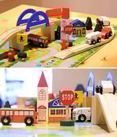 سكة جسر المدينة الخشبي