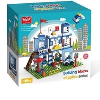 لعبة تركيب قاعة الشرطة 12 قطعة للأطفال