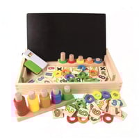 السبورة التعليمية للأرقام مع حلقات