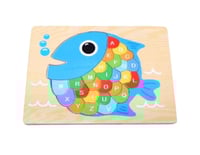 بازل خشبي تعليمي حروف انجليزية للأطفال