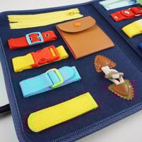 لعبة حقيبة قماشية تعليمية للأطفال - 14 وظيفة