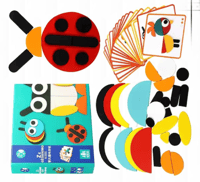 لعبة المنتسوري الحيوانية للتطابق