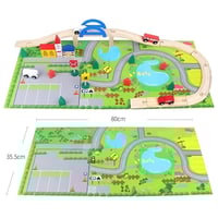 سكة جسر المدينة الخشبي