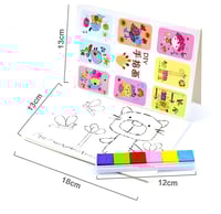 8 كروت تلوين + ألوان فينجر - لتنمية مهارات التفاعل...