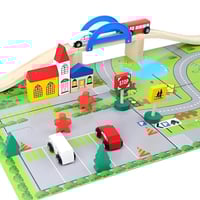 سكة جسر المدينة الخشبي