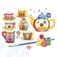 تلوين طقم الشاي