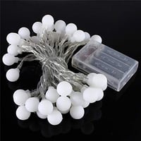 زينة مضيئة- 10 مترإضاءة كرات اللؤلؤ المضيئة (سلسلة...