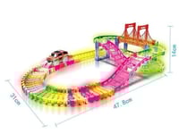 مسار السيارات المضيء