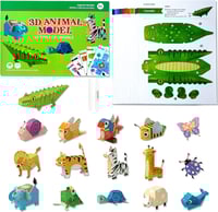 نماذج حيوانات تصميم ثلاثي الأبعاد للأطفال لتنمية م...