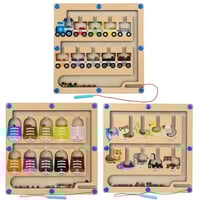 لعبة قطار متاهة الأرقام المغناطيسية لتنمية مهارات...