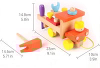 سيارة الفك والتركيب الخشبية