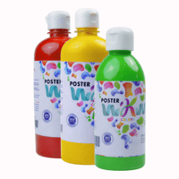 زجاجة ألوان بوستر