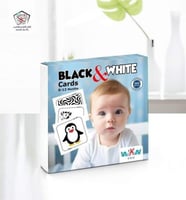 كروت التحفيز البصري بالأبيض والأسود