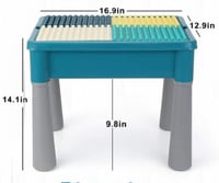 طاولة مكعبات ليجو للأطفال