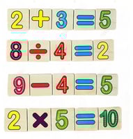 السبورة التعليمية للأرقام مع حلقات